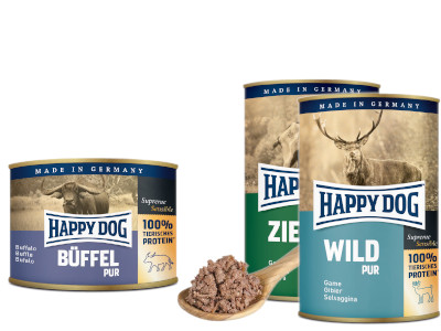 produktová řada Happy Dog konzervy